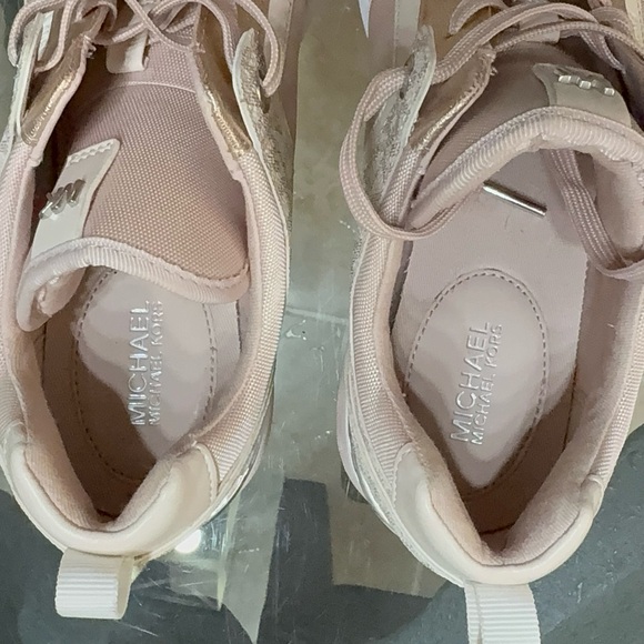Michael Kors Blush and Metallic Sneakers - Picture 5 of 8